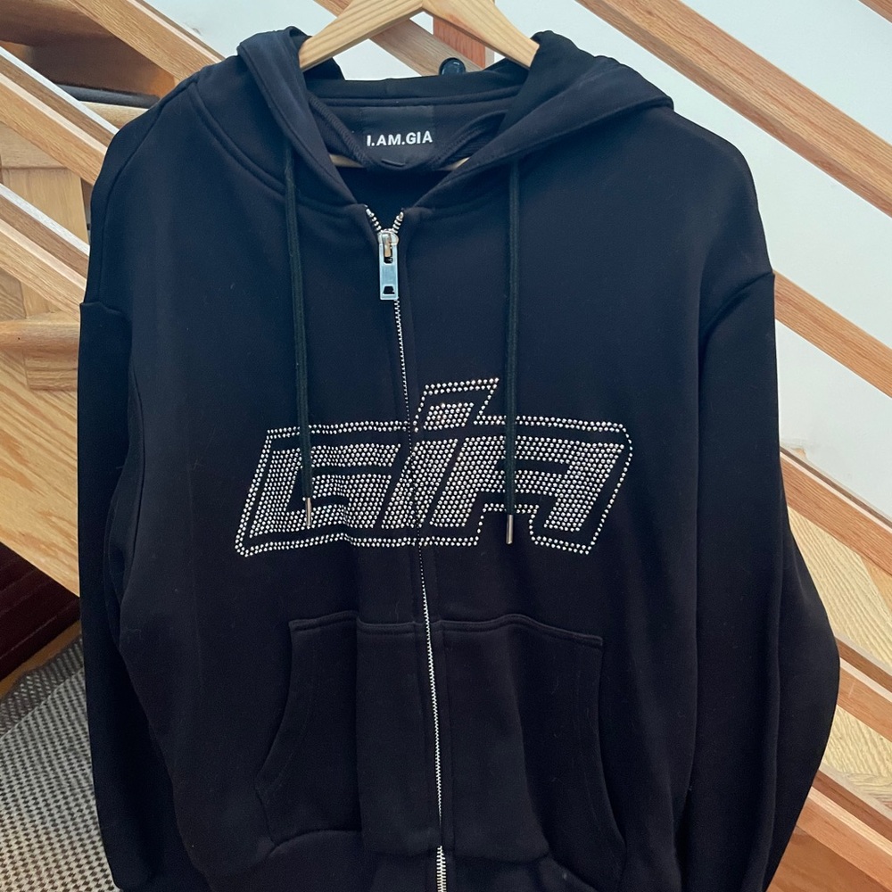 I. Am. Gia. Black Jacket Size Medium